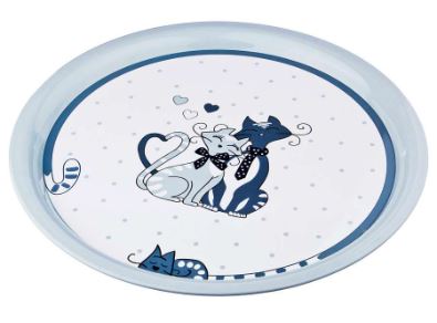 Поднос сервировочный AGNESS ЛЯ МУР диам 40 см высота 2 см 913-122